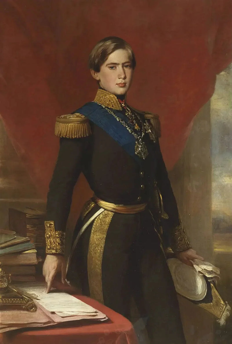 페드로 V, 포르투갈의 왕 (1837-1861) - 프란츠 자버 윈터할터

Source:
Pedro V, roi du Portugal (1837-1861) - Franz Xaver Winterhalter