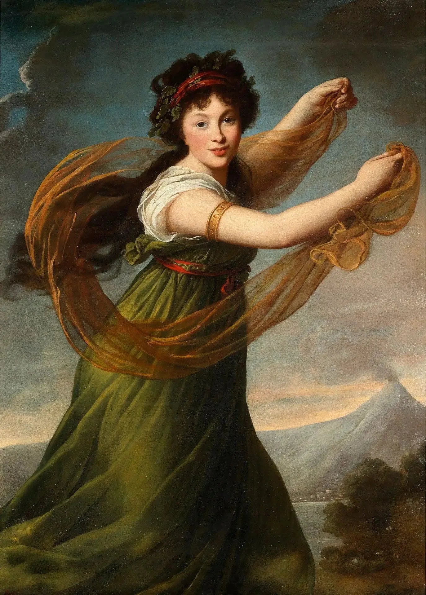 Pélagie Sapieżyna - Élisabeth Vigée Le Brun image 1 reproduction artisanale de tableau