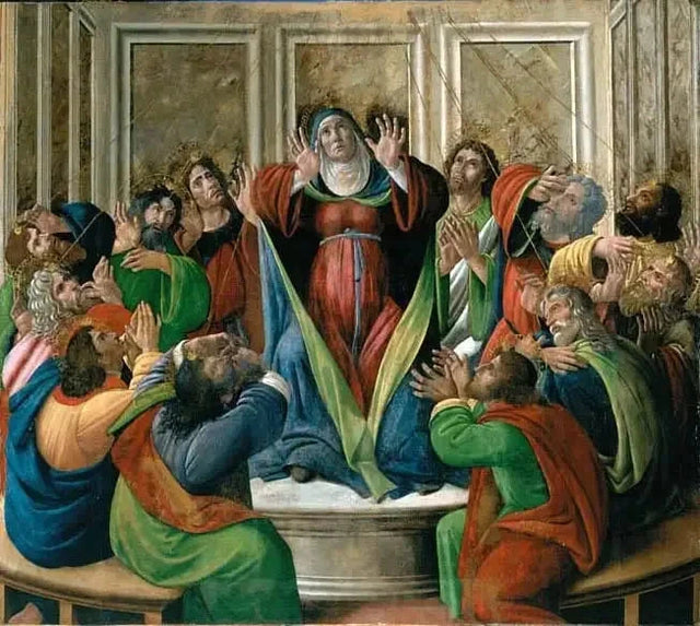 성령 강림, 1495-1505년경 - Botticelli 및 워크숍