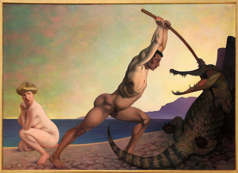 페르세우스가 용을 죽이다 - 펠릭스 발로통

Source:
Persée tuant le dragon - Félix Vallotton