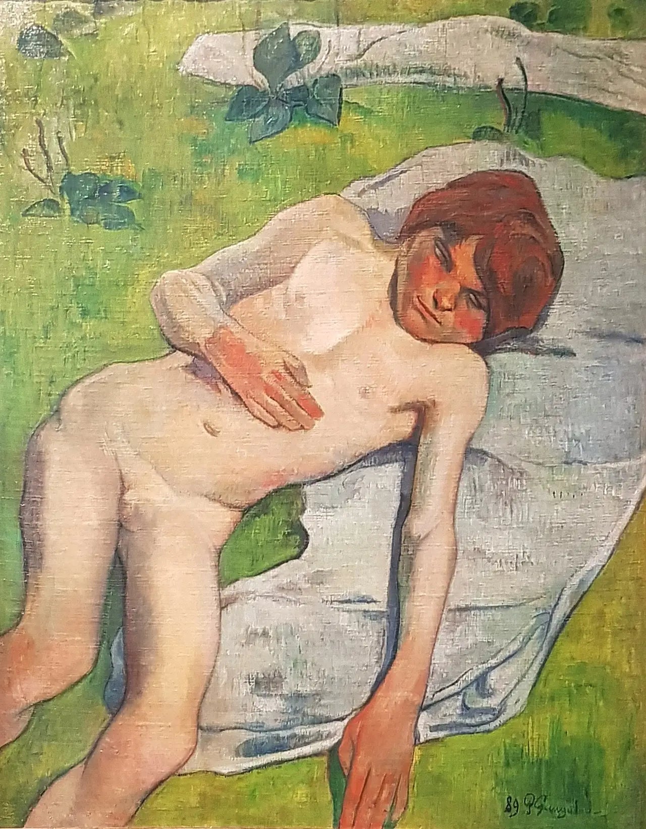 petit breton nu - Paul Gauguin image 1 copie de tableau peinte à la main