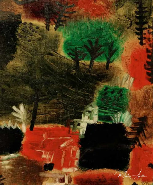 Petit paysage, 1919 - Paul klee - Reproductions de tableaux et peintures haut de gamme