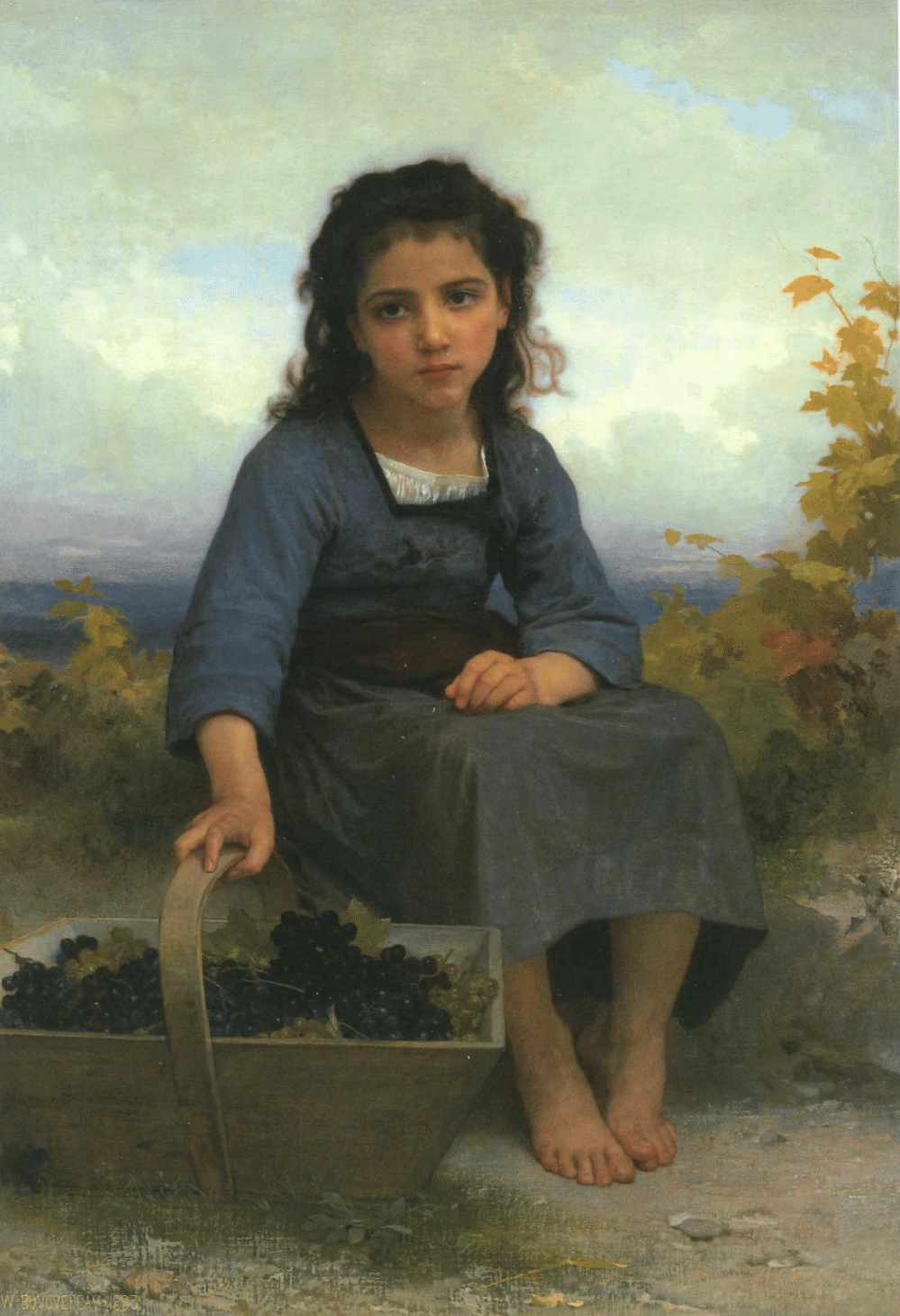 Petite vendangeuse (1883) de William-Adolphe Bouguereau