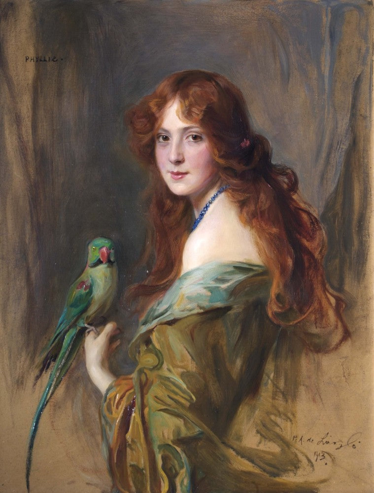 Phyllis (La dame au perroquet) - Philip de László