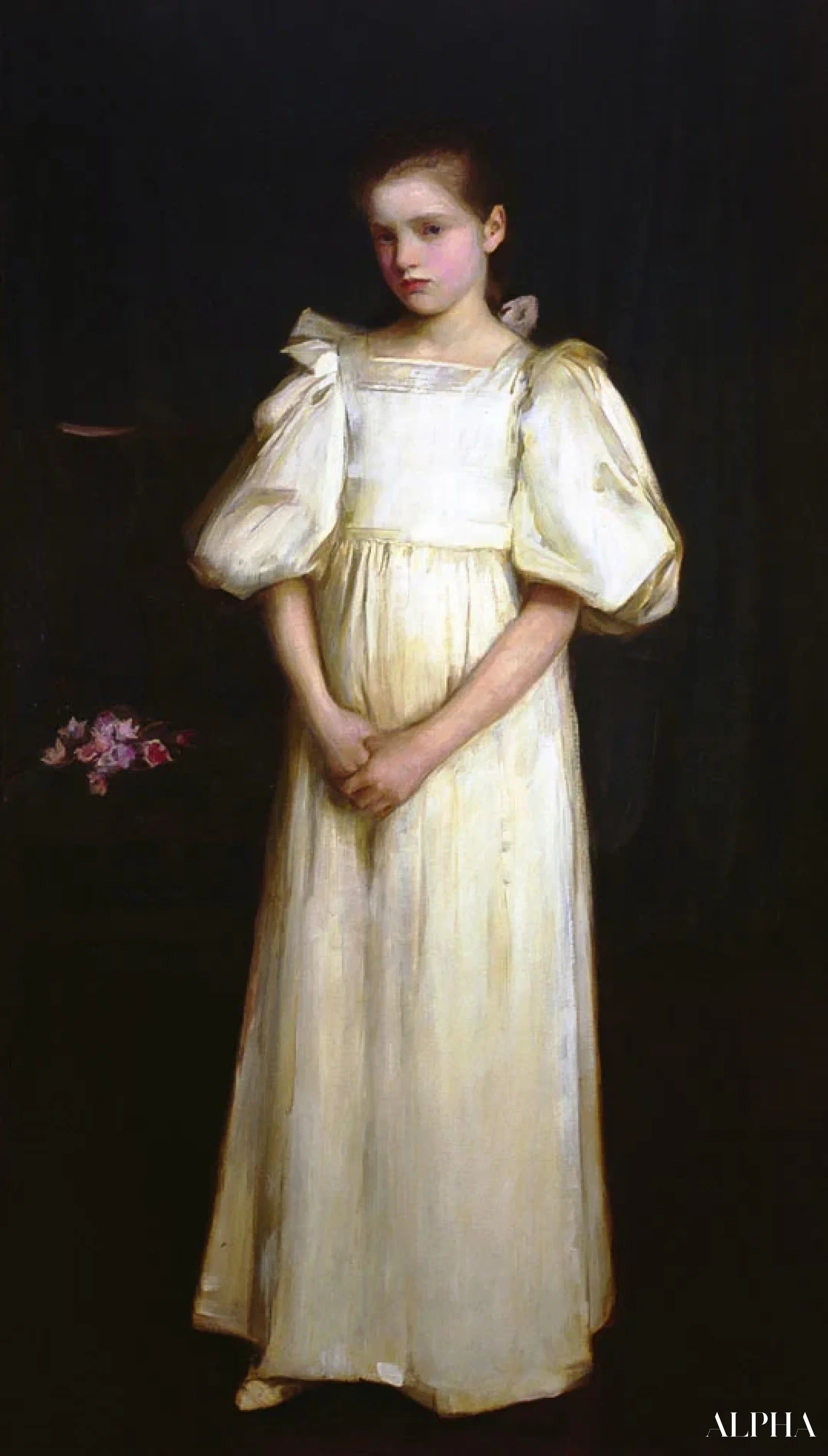 Reproduction du tableau « Phyllis Waterlow, la fille cadette d'E.Q. Waterlow - John William Waterhouse » par Alpha Reproduction en peinture à l’huile