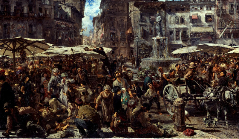 베로나의 에르베 광장 - 아돌프 폰 멘젤

Source:
Piazza d'Erbe à Vérone - Adolph von Menzel