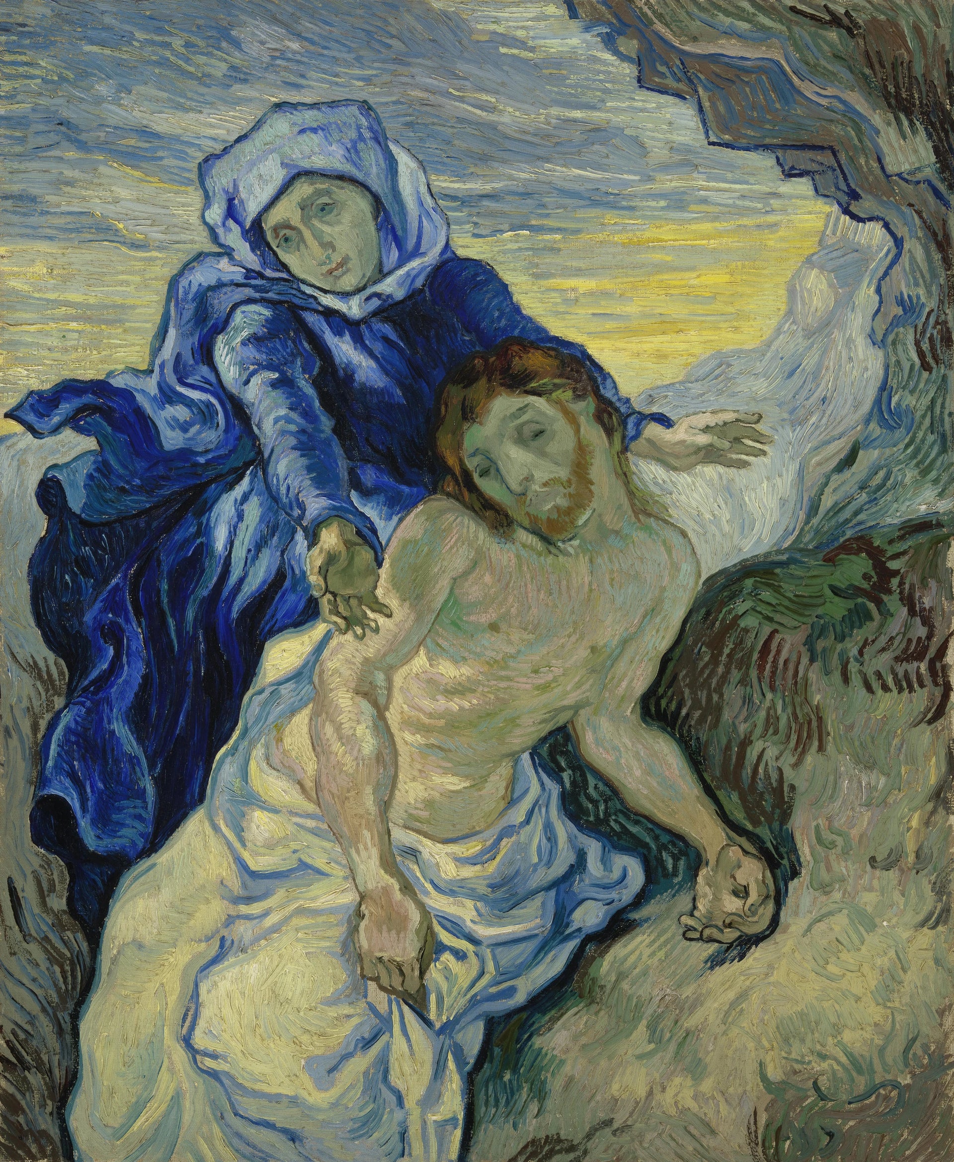 Pietà d’après Delacroix F630 de Vincent van Gogh, Van Gogh Museum