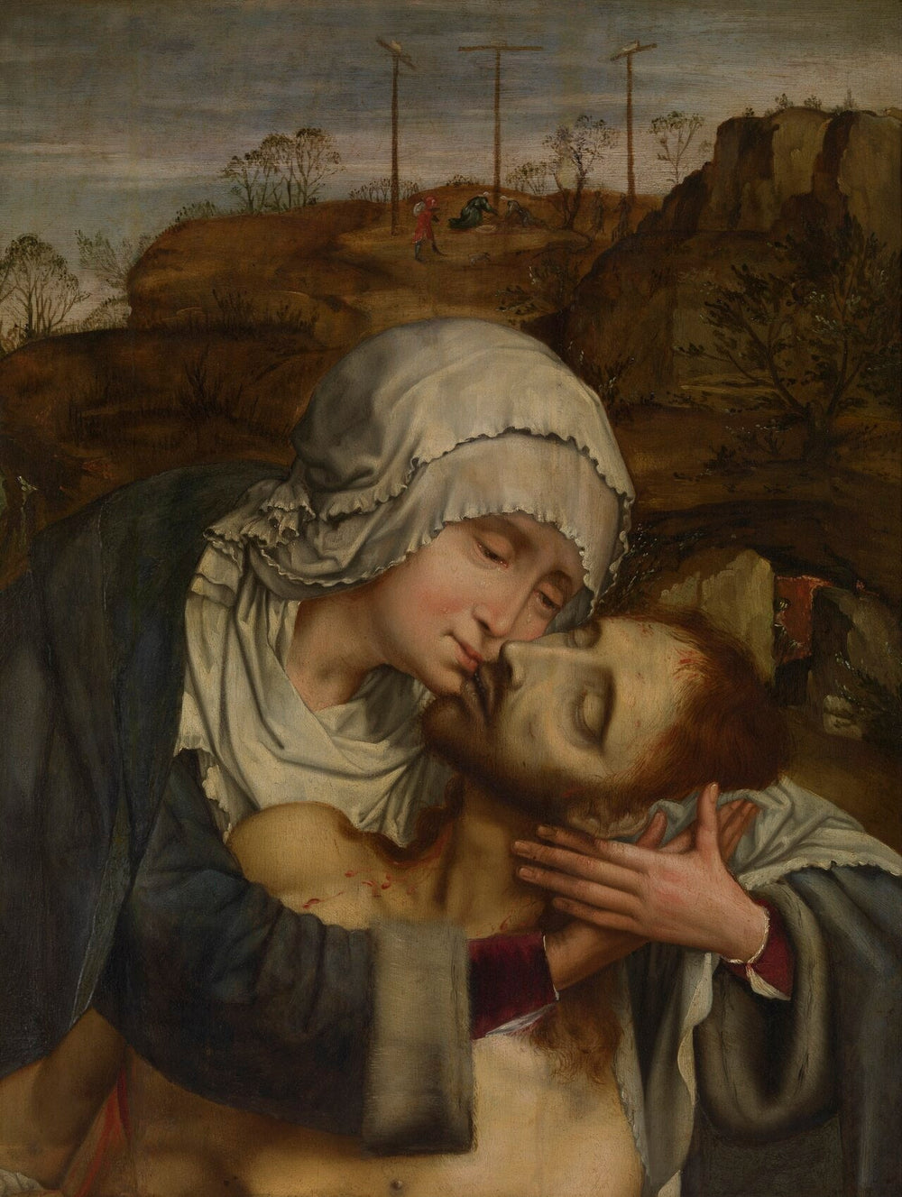 Pietà - Quentin Metsys image 1 reproduction artisanale de tableau