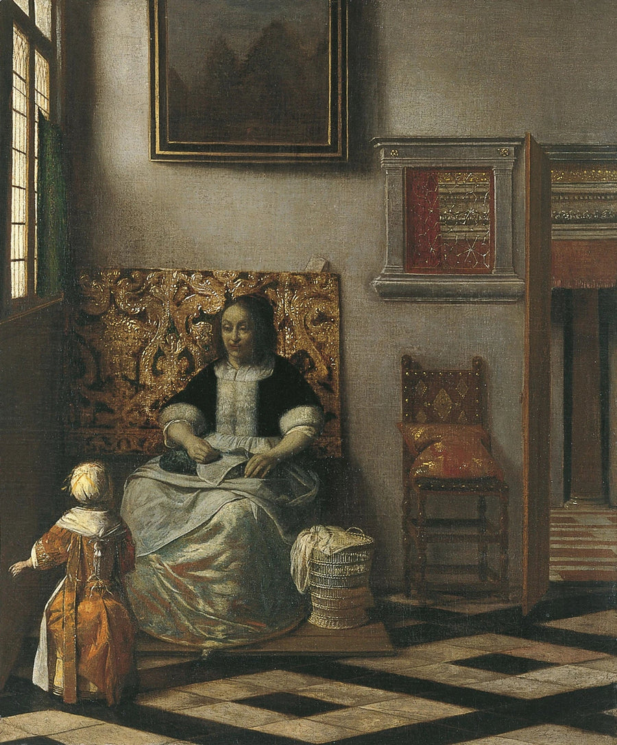 Intérieur avec une femme et une fille - Pieter de Hooch