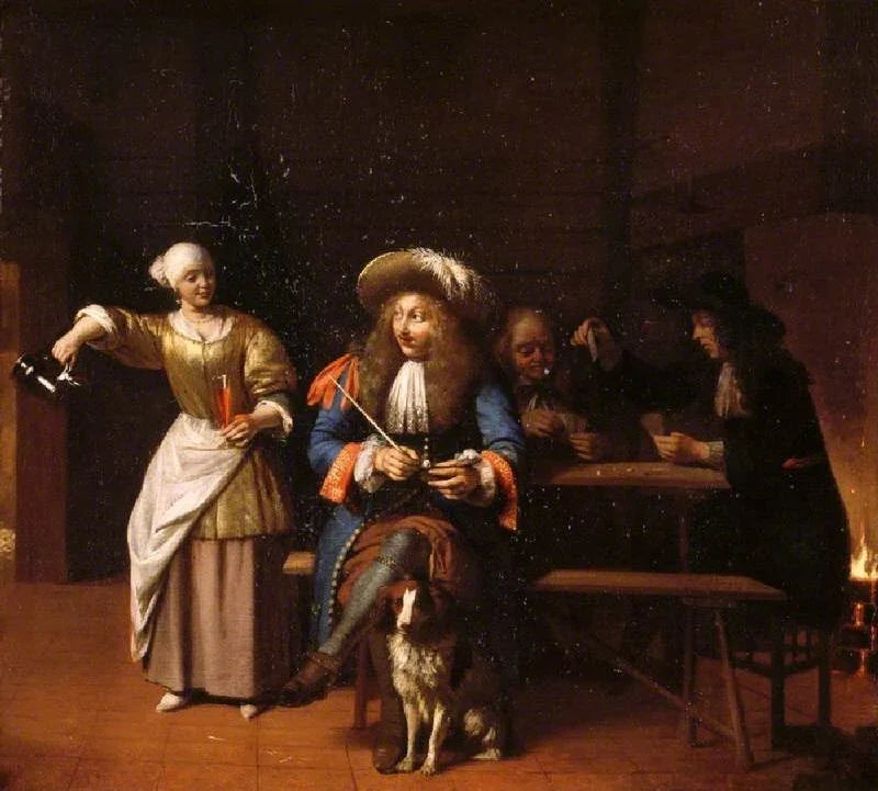 La cruche vide, peinture de Pieter de Hooch