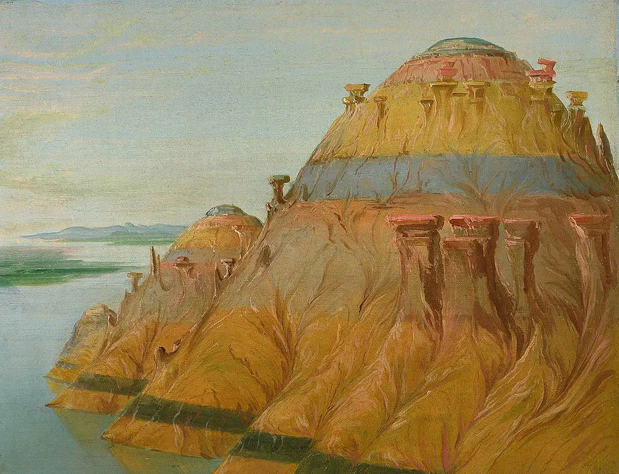 세인트루이스에서 2,700km 높은 곳에 위치한 그림 같은 클레이 블러프 - 조지 캐틀린

Source:
Pittoresque Clay Bluff, à 2 700 km au-dessus de Saint-Louis - George Catlin
