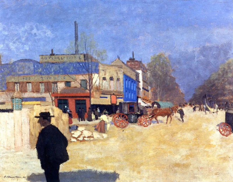 플라스 시클리, 파리 - 펠릭스 발로통

Source:
Place Clichy, Paris - Félix Vallotton