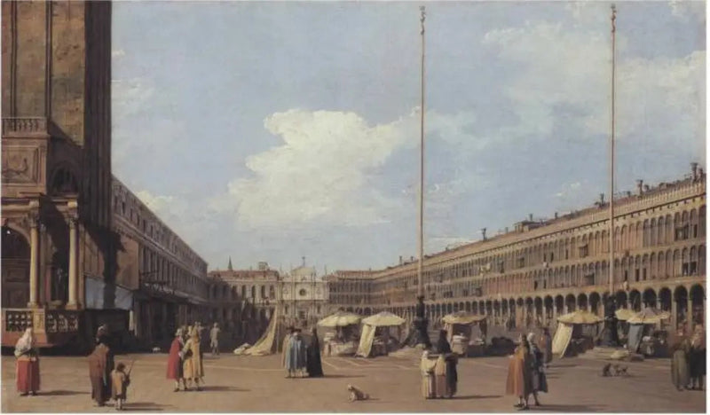 생 마르코 광장, 산 제미니아노 교회 맞은편 - 카날레토

Source:
Place Saint-Marc, face à l'église de San Geminiano - Canaletto