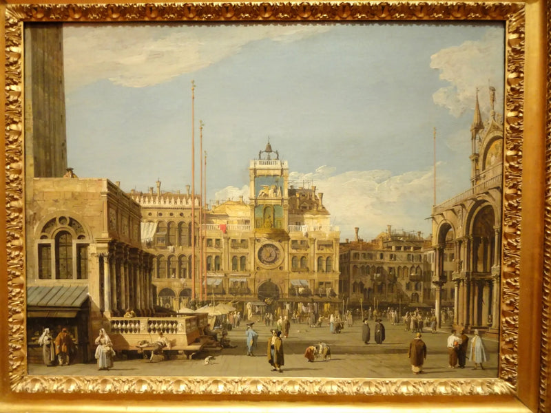 생트마르크 광장: 시계탑 - 카날레토

Source:
Place Saint-Marc : la tour de l'horloge - Canaletto