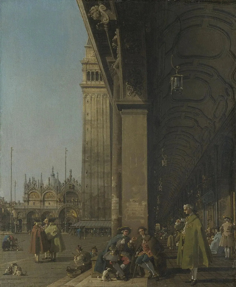 산 마르코 광장 동쪽에서 본 남서쪽 모서리의 전망 - 카날레토

Source:
Place San Marco vers l'est vue de l'angle sud-ouest - Canaletto