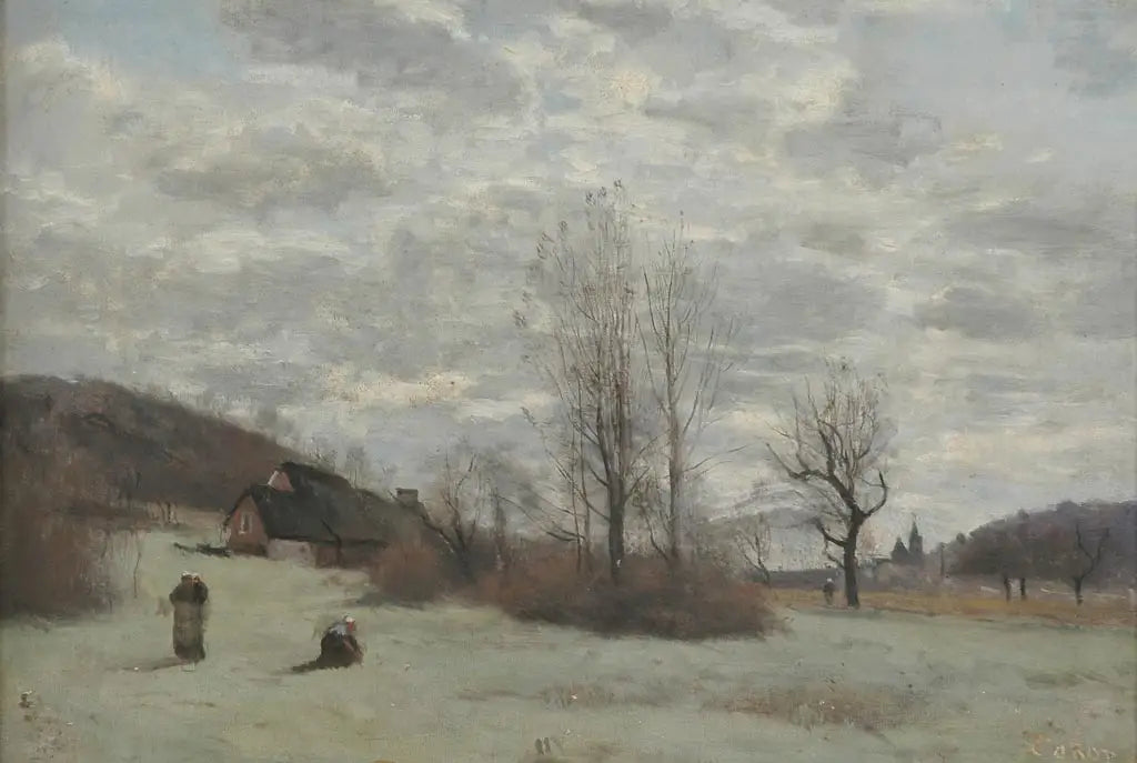 Plaine des environs de Beauvais du côté du faubourg Saint-Jean - Jean-Baptiste Camille Corot - Alpha Reproduction