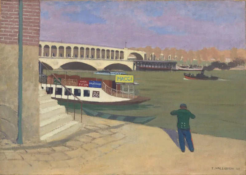 포인트 뒤 쥬르, 세인 강변 - 펠릭스 발로통

Source:
Point du Jour, quais de Seine - Félix Vallotton