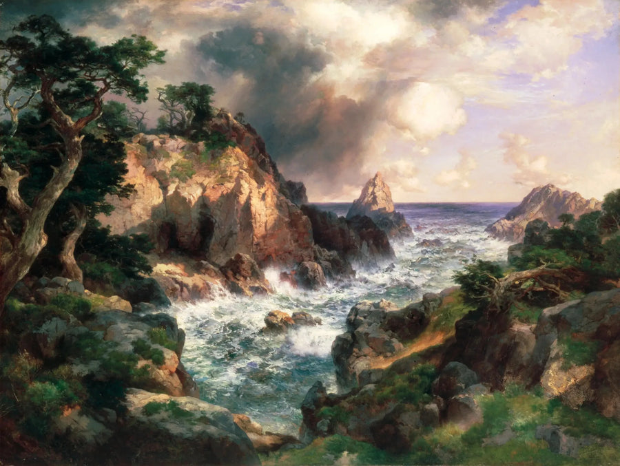 포인트 로보스, 몬터레이, 캘리포니아 - 토마스 모란

Source:
Point Lobos, Monterey, Californie - Thomas Moran