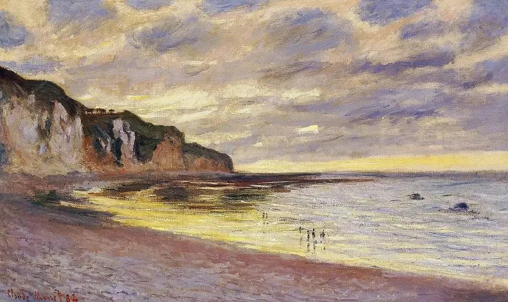 Pointe de l'Ailly, 썰물 W778 - 클로드 모네