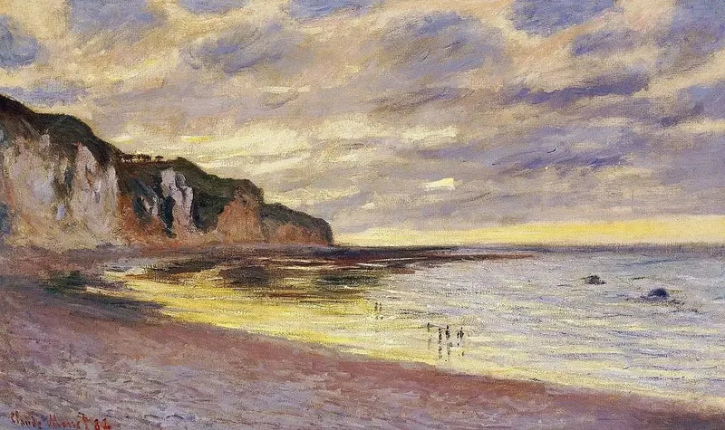 Pointe de l'Ailly, 썰물 W778 - 클로드 모네