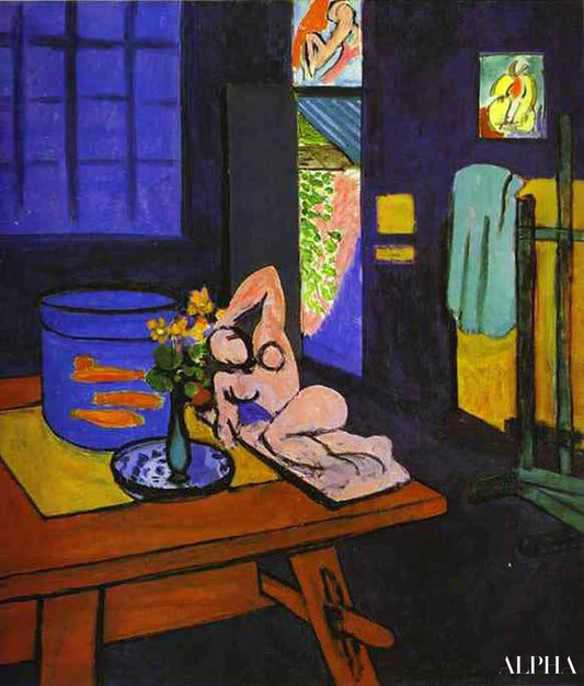 Poisson rouge à l'intérieur 1912 - Matisse - Reproductions de tableaux et peintures haut de gamme