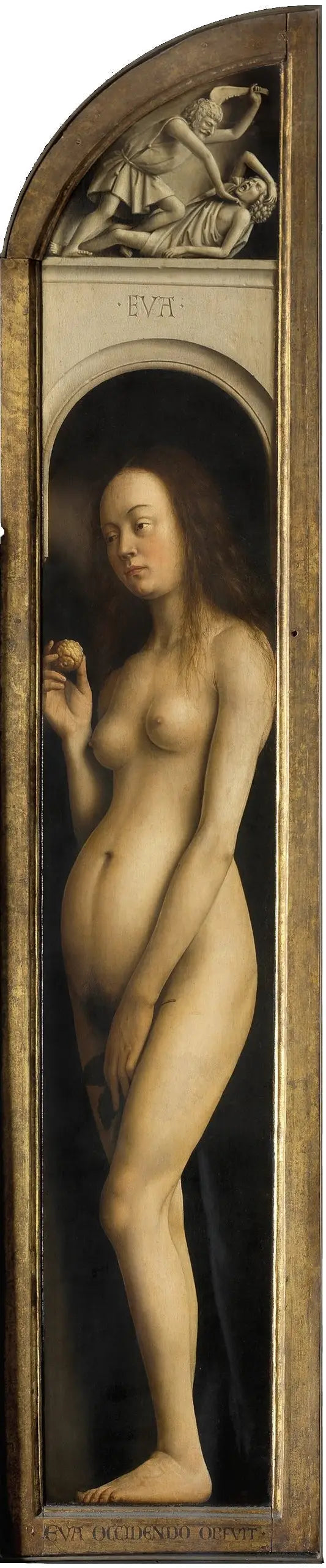 폴리픽 : 왼쪽 외부 패널 : 얼굴. 전날 밤. - 얀 반 에이크

Source:
Polyptyque : volet extérieur de gauche : visage. Veille. - Jan van Eyck
