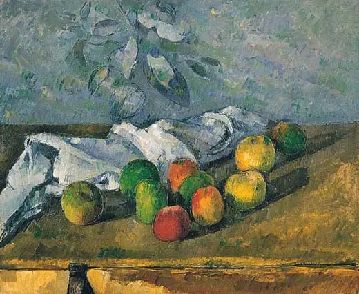 사과와 수건 - Paul Cézanne