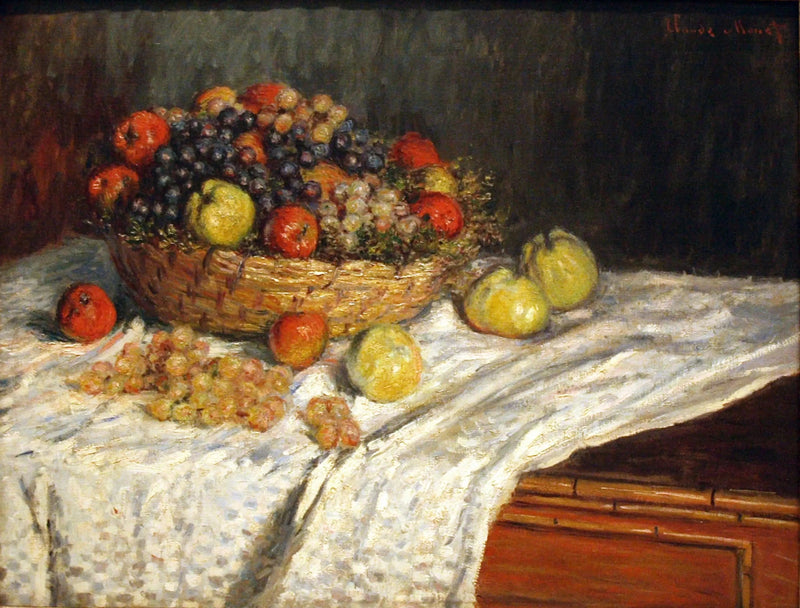 사과와 포도 - Claude Monet