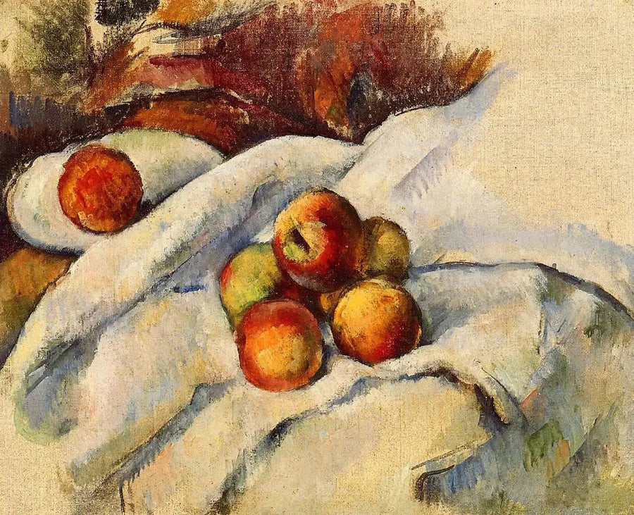 리넨 위의 사과 - Paul Cézanne