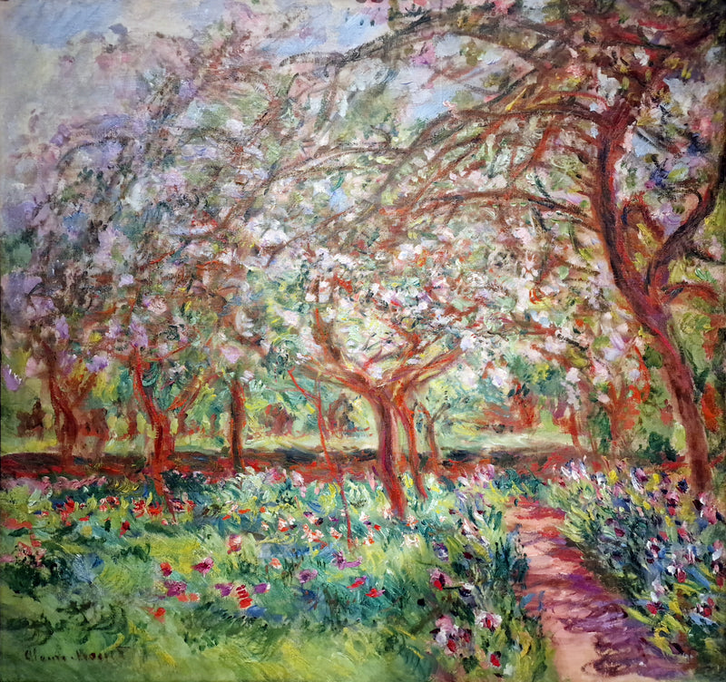 꽃이 핀 사과나무 - Claude Monet