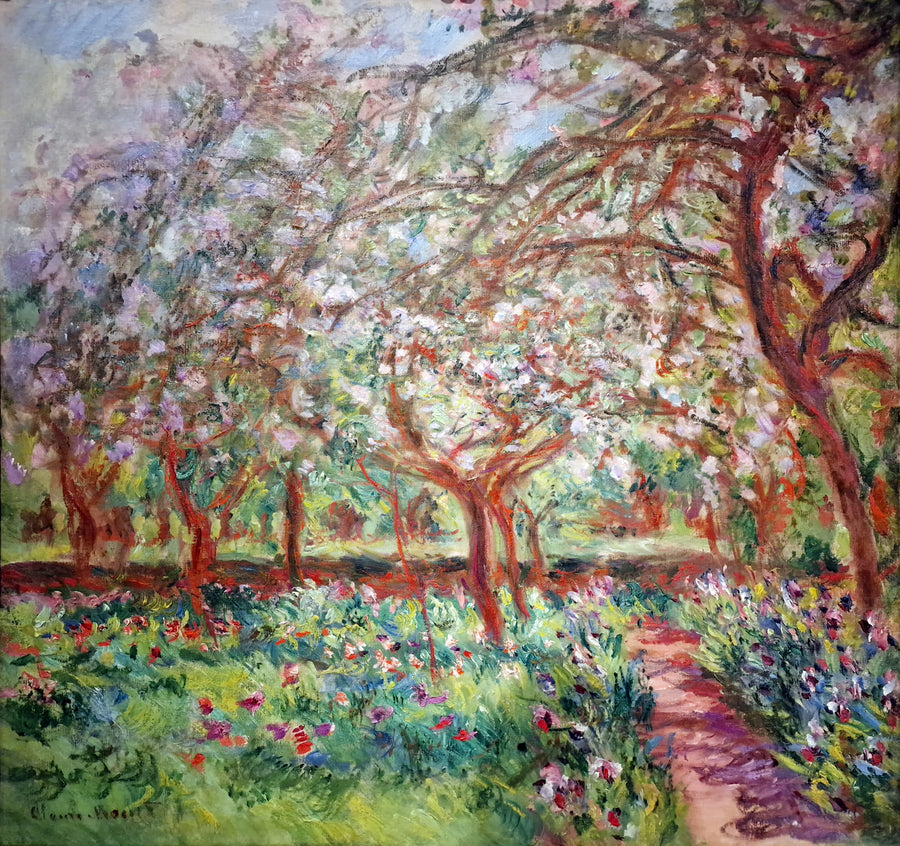 꽃이 핀 사과나무 - Claude Monet