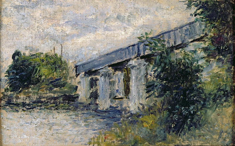 철도 교량, Argenteuil W320 - Claude Monet