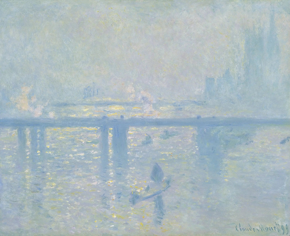 Pont de Charing - Claude Monet image 1 tableau peint à l’huile sur toile