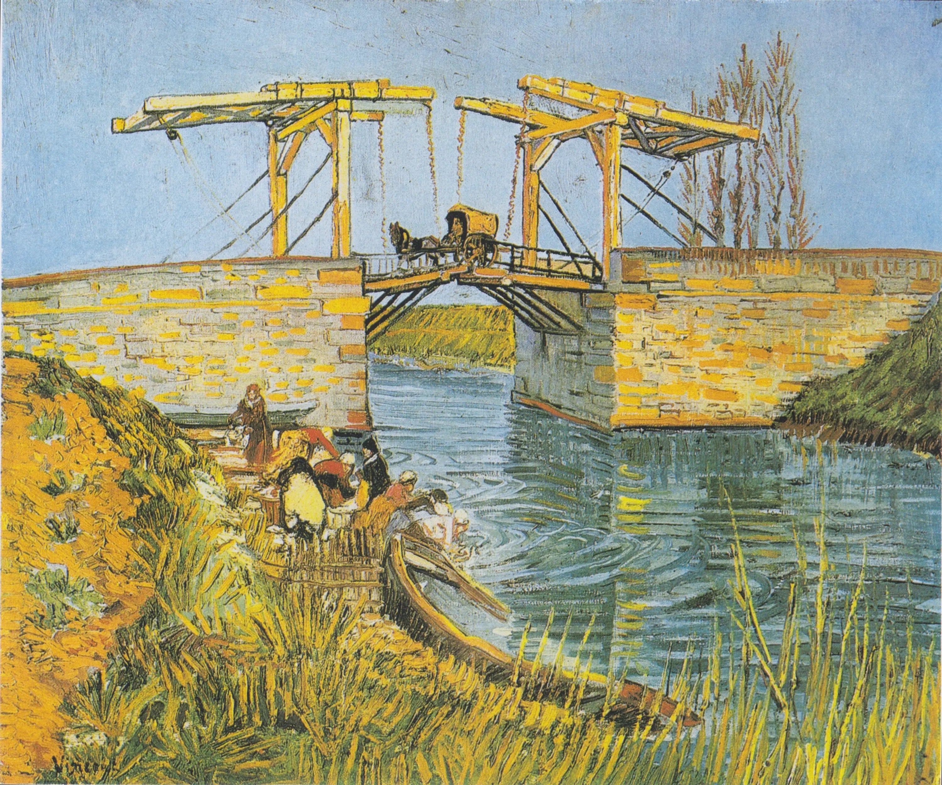Reproduction du tableau « Pont de Langlois - Vincent van Gogh » par Alpha Reproduction en peinture à l’huile