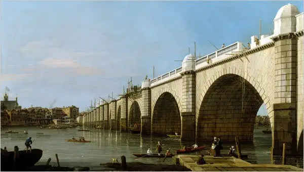 남동쪽 기초에서 건설 중인 웨스트민스터 다리 - 카날레토

Source:
Pont de Westminster en construction depuis la culée sud-est - Canaletto