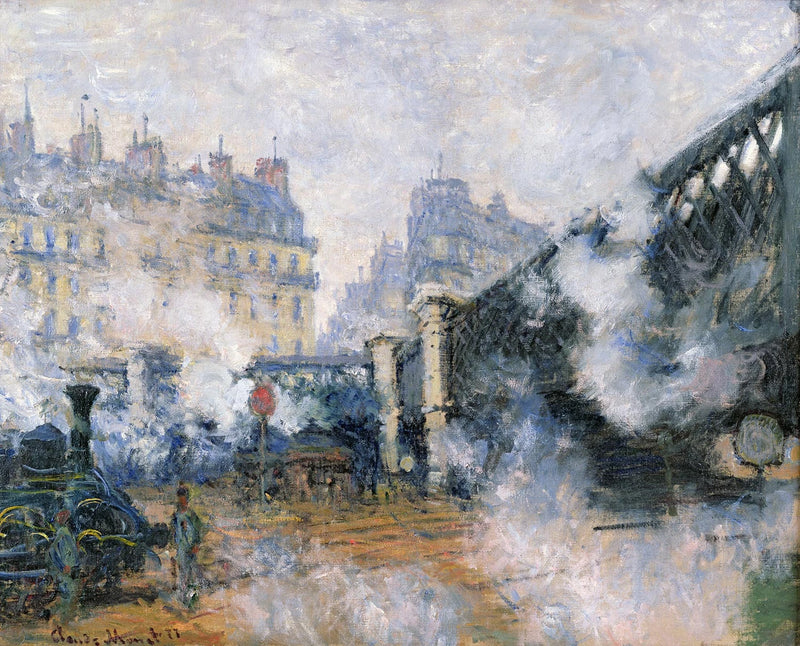 Pont de l'Europe, Saint-Lazare 역 W442 - Claude Monet