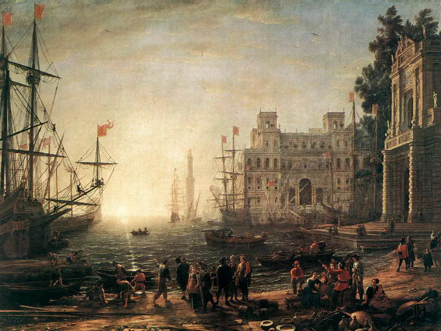 베르메르 항구와 메디치 저택 - 클로드 로랭

Source:
Port de mer avec Villa Médicis - Claude Lorrain