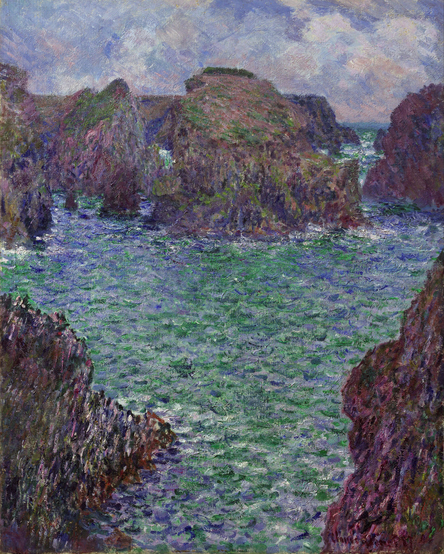 Port-Goulphar, Belle-Île W1094 par Claude Monet, Art Gallery of New South Wales