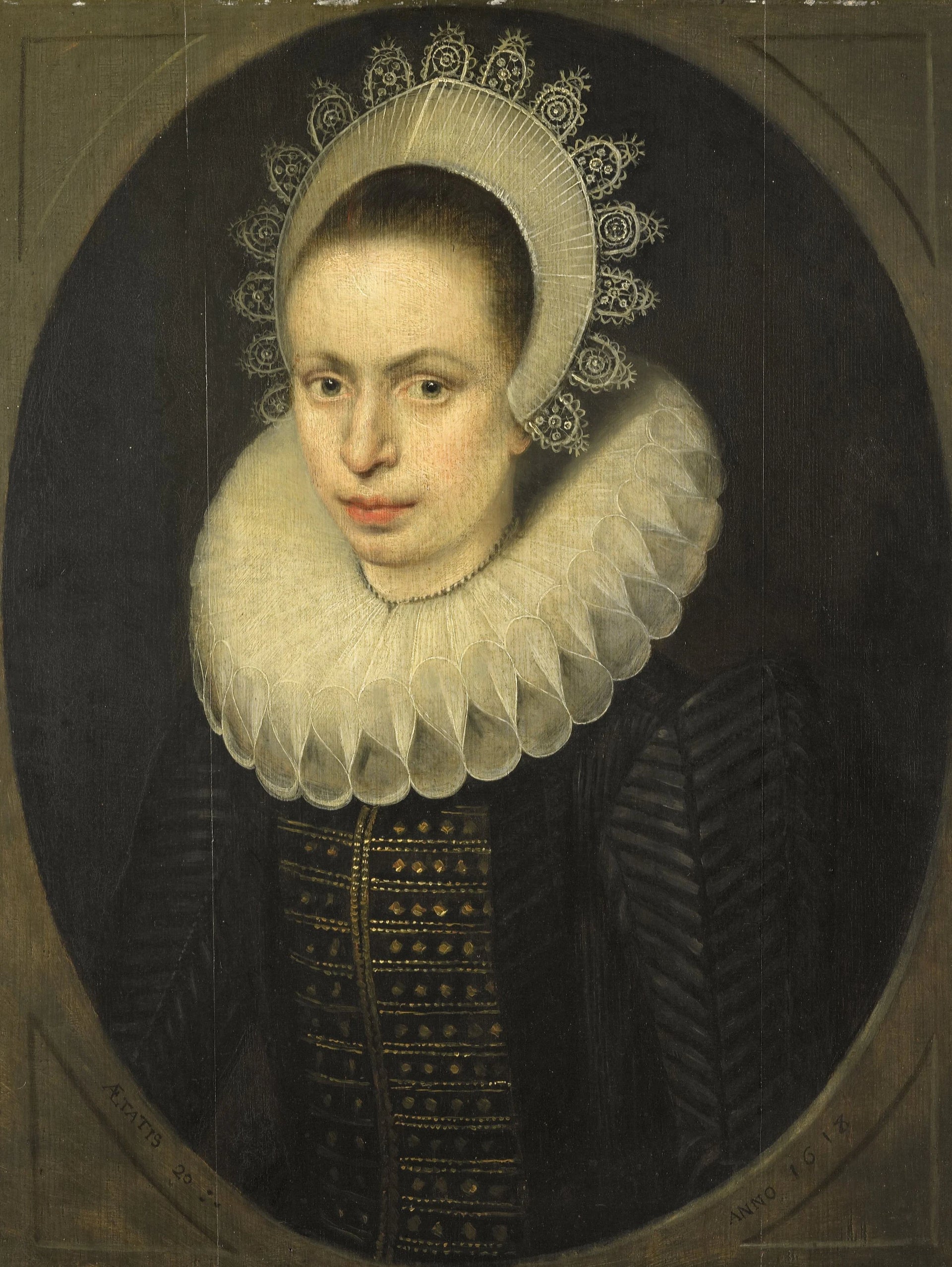 Portrait d'Antoinette Walleran (1598-?) - Jacob Lambrechtsz. Loncke