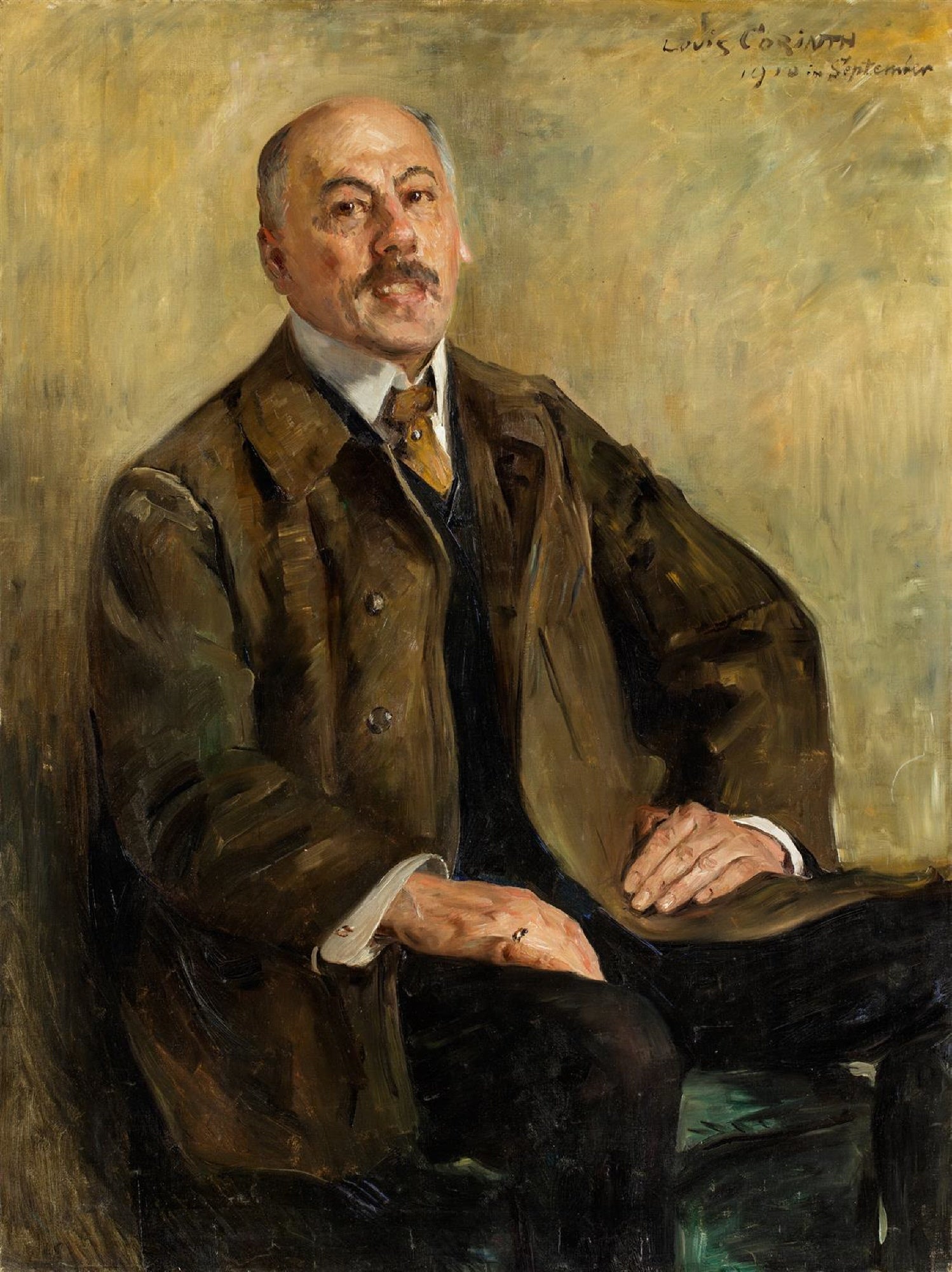 Portrait d'Albert Kaumann - Lovis Corinth image 1 reproduction d’œuvre d’art à l’huile
