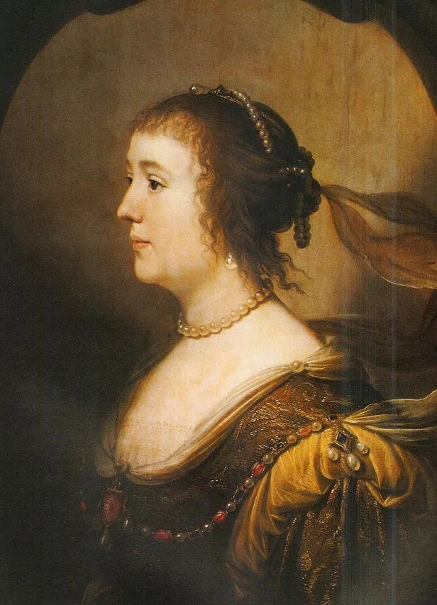 아말리아 반 솔름스 초상화 (1602-1675) - 게리트 반 호트호스트