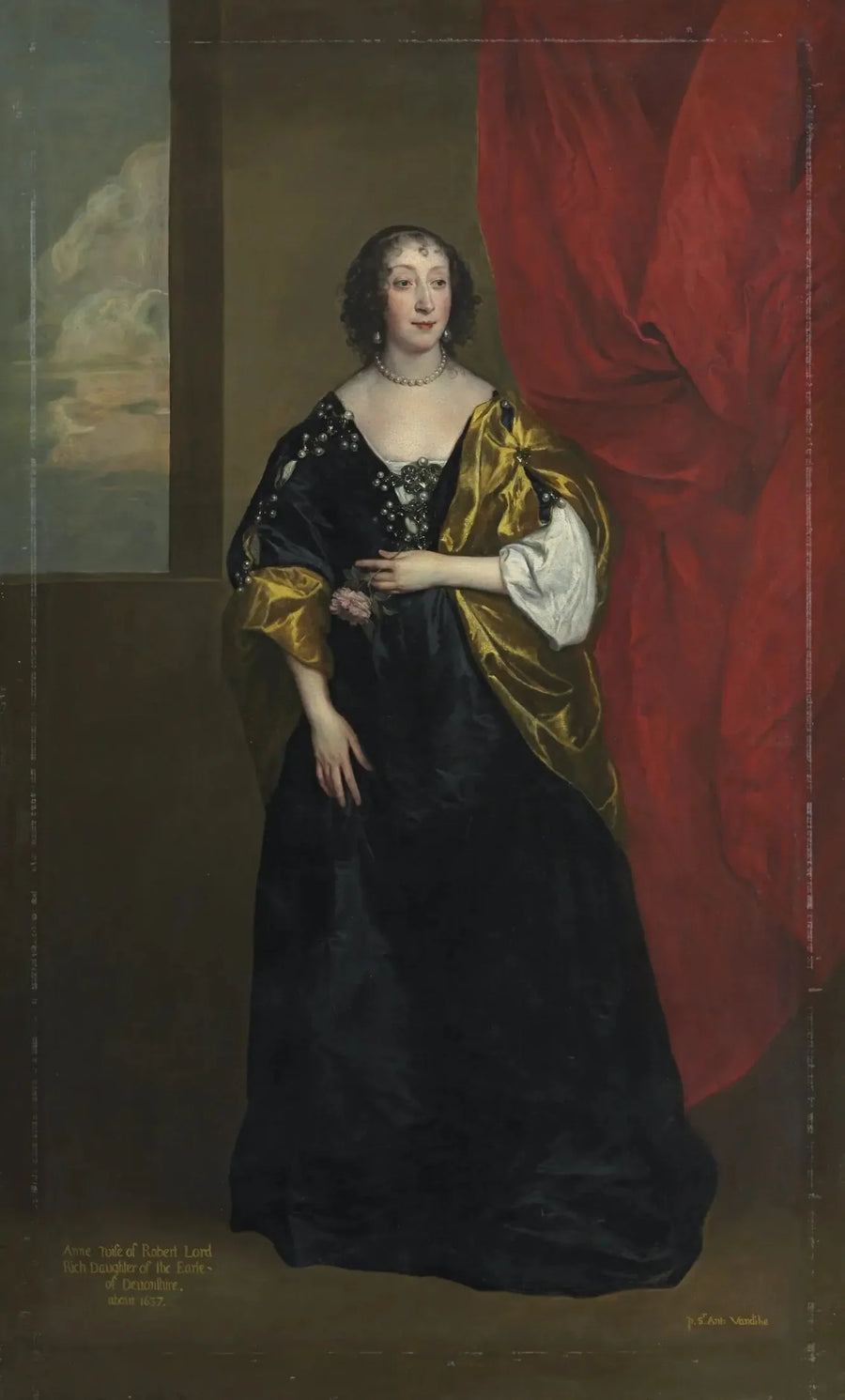 앤 캐번디시 부인, 레이치 (1612-1638) 초상화 - 앙투안 반 다이크

Source:
Portrait d'Anne Cavendish, Lady Rich (1612-1638) - Antoine van Dyck