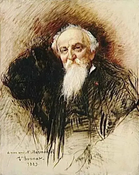 앙투안 프랑수아 마르몽텔 초상화 (1816-1898), 프랑스 피아니스트, 작곡가 및 음악학자 - 레옹 보나