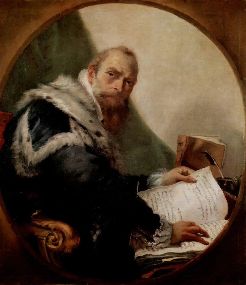 안토니오 리코보노 초상화 - 조반니 바티스타 티에폴로

Source:
Portrait d'Antonio Riccobono - Giovanni Battista Tiepolo