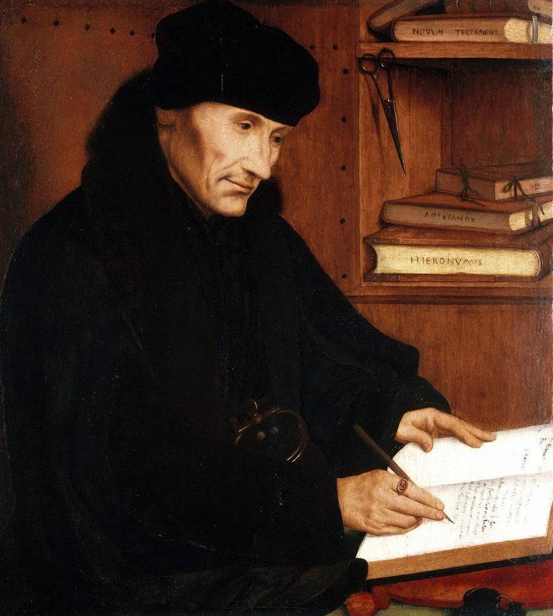 로테르담의 에라스무스 초상화 (1466–1536) - 퀜틴 메티스