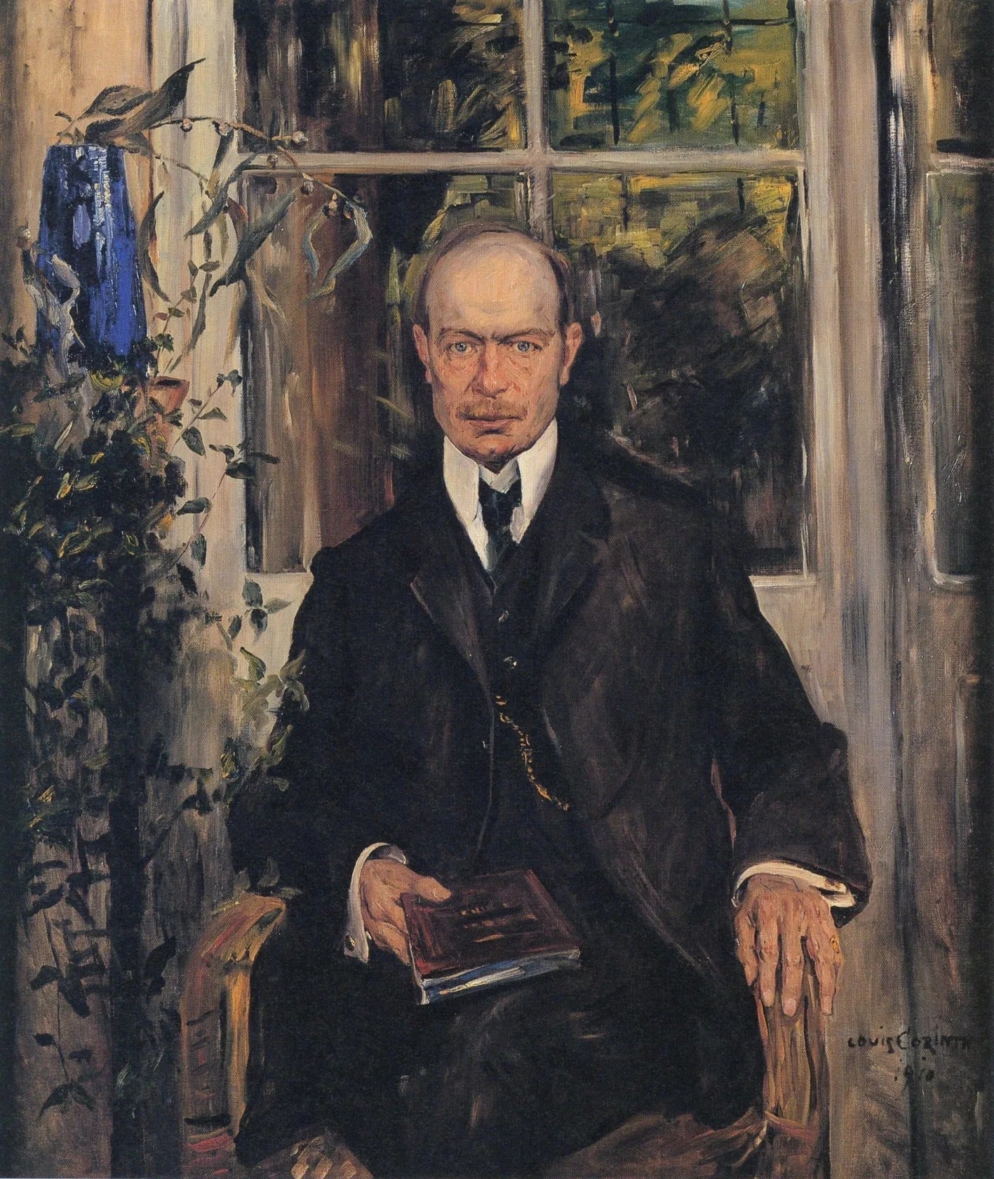 Portrait d'Henry B. Simms - Lovis Corinth image 1 reproduction de peinture à l’huile
