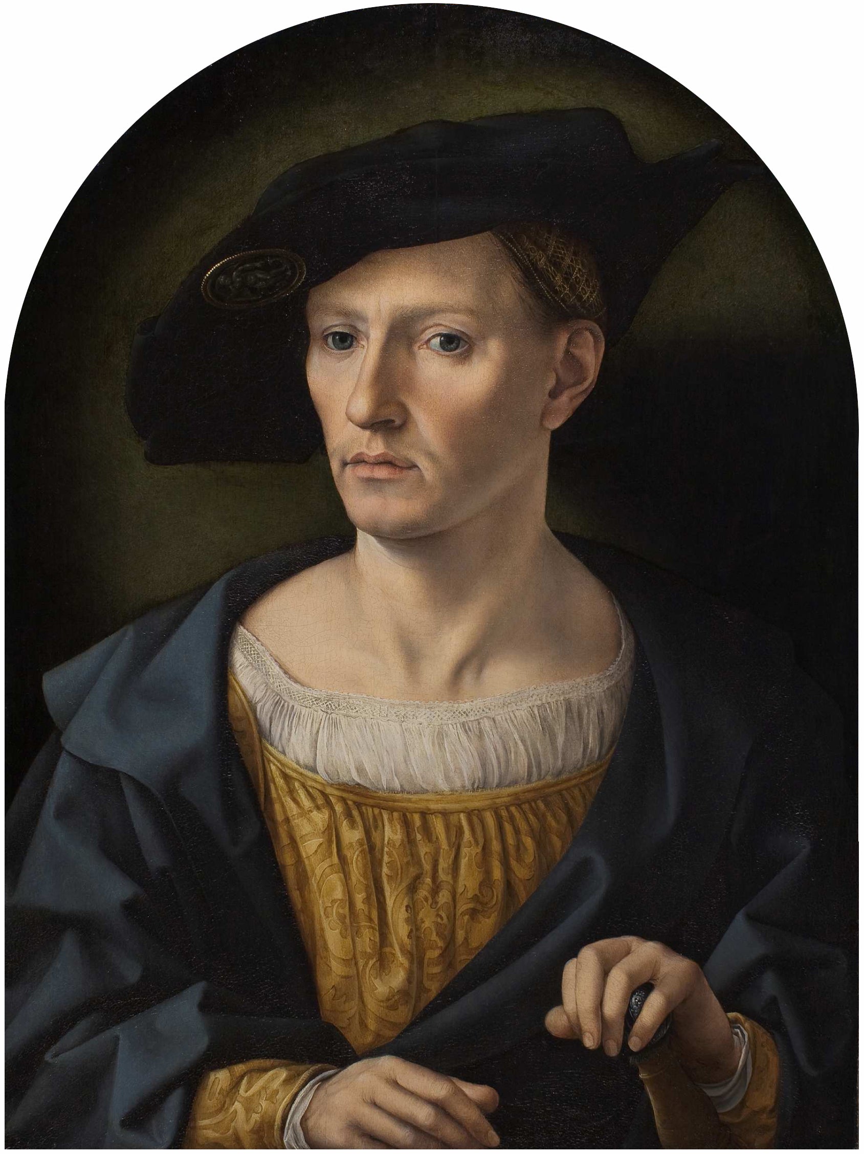 Portrait d'homme - Jan Gossaert image 1 tableau peint à l’huile sur toile