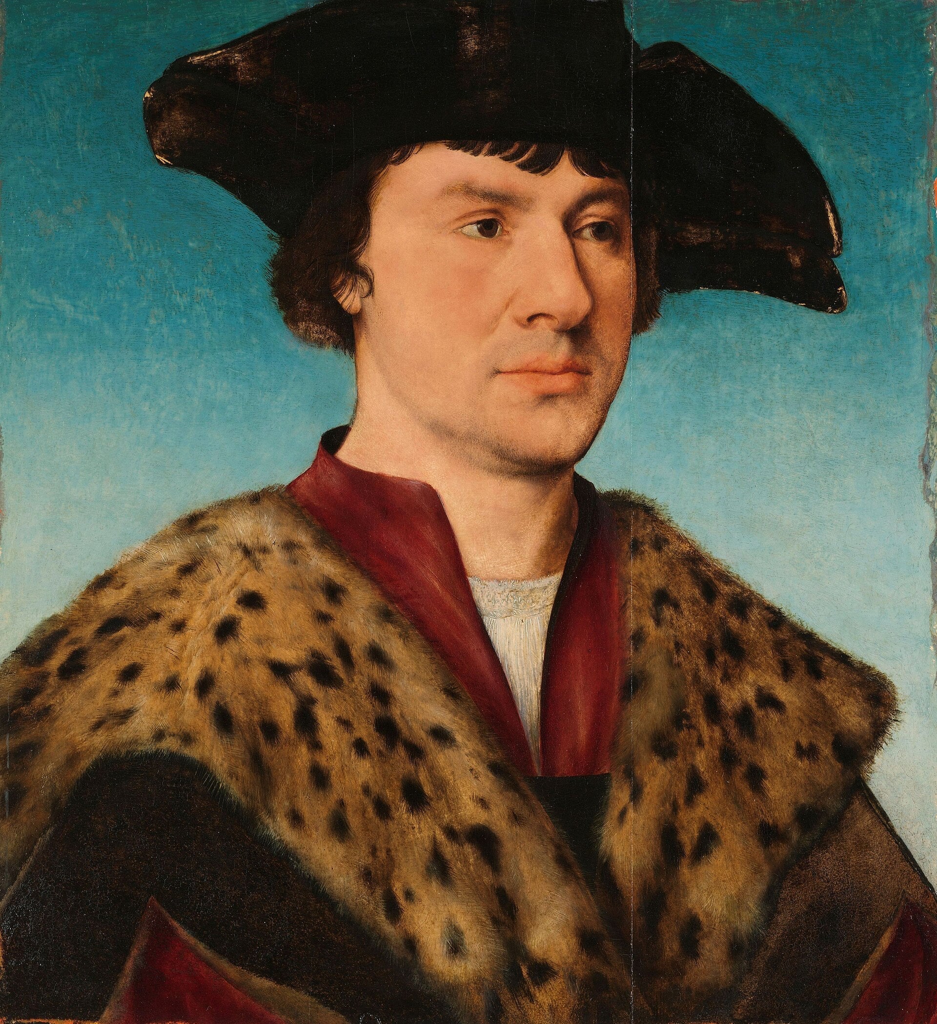 portrait d'un homme - Joos van Cleve image 1 tableau peint à l’huile sur toile