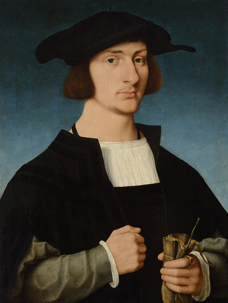 젊은 남성의 초상화 - Joos van Cleve