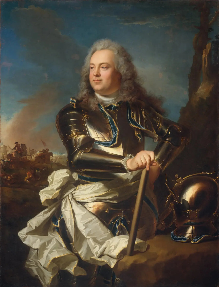 군 장교의 초상화 - Hyacinthe Rigaud